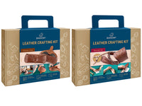 Accessory Pack – Complete Leather Crafting Kit Bundle with Bracelets & Glasses Case – BDIY_L_BC