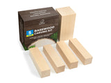BW1 - Wood Carving Blocks Set of Basswood