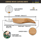 C18 - Curved Blade Whittling Knife