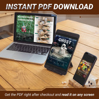 Instant PDF download readable on laptop, tablet and phone