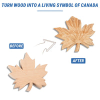 Maple Leaf Carving Kit – Complete Relief Carving Kit for Beginners, Kids & Adults