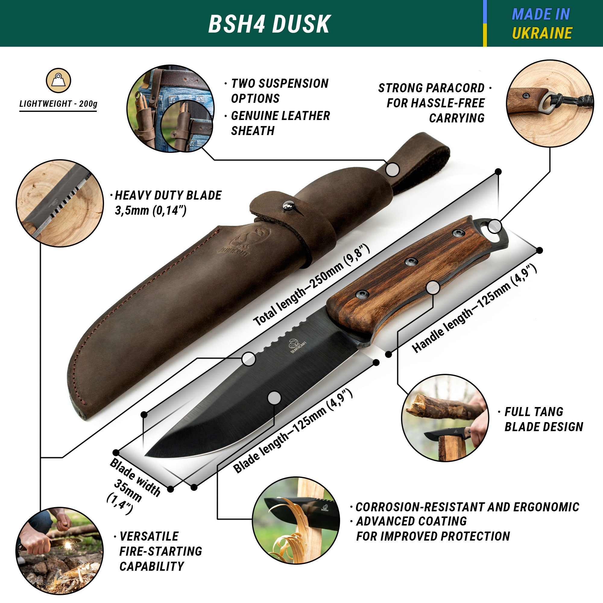 BeaverCraft Bushcraft Knives Elevate Outdoor Expertise with Precision