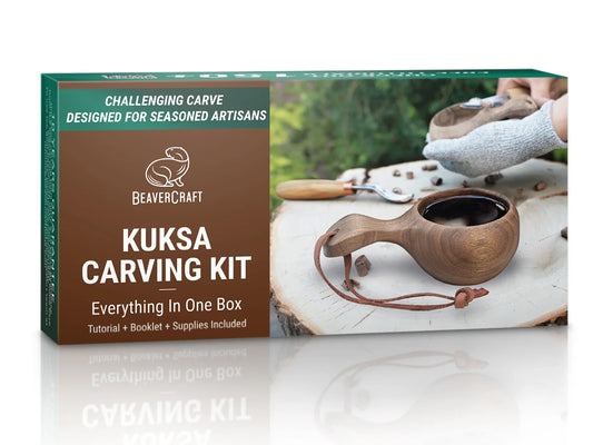 Walnut Kuksa Carving Kit