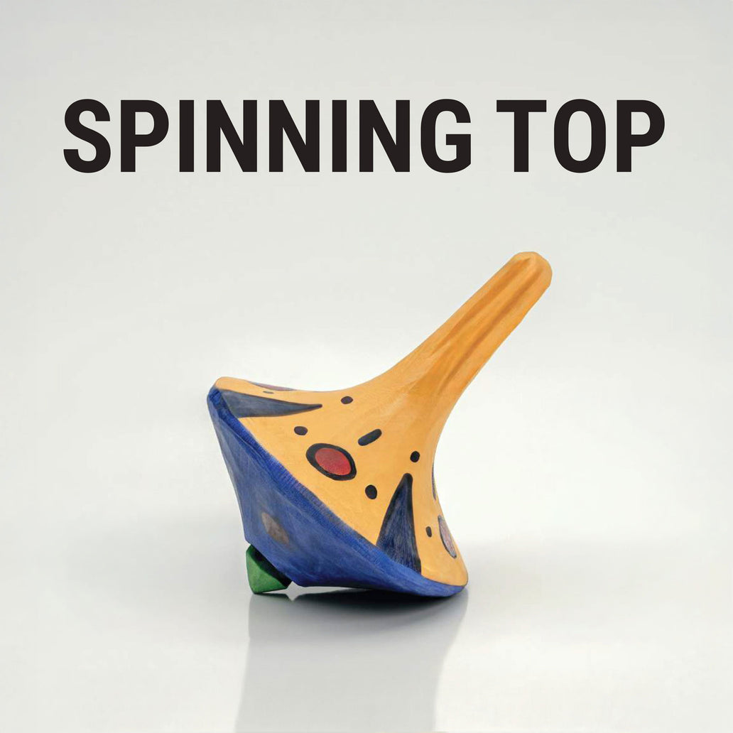 Spinning Top Wood Carving Pattern PDF – cover