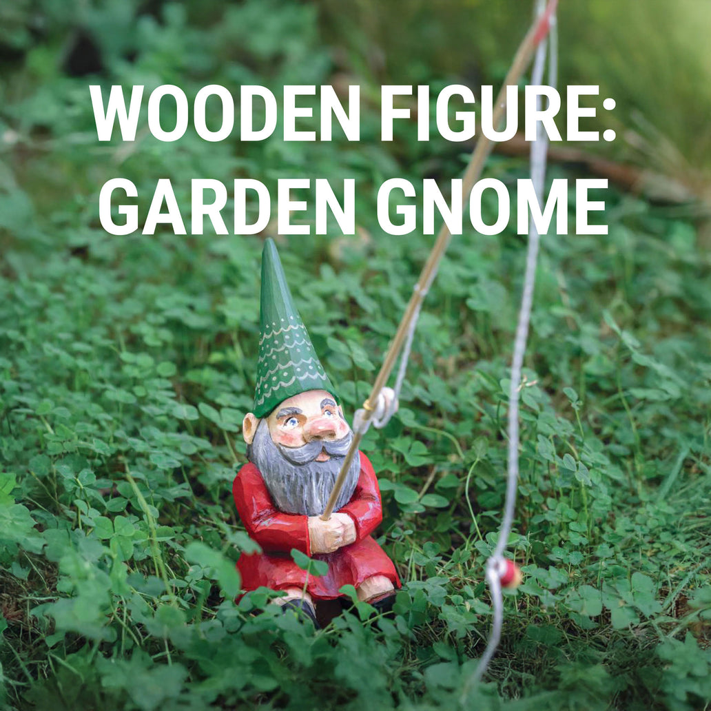 Garden Gnome Wood Carving Pattern PDF – cover