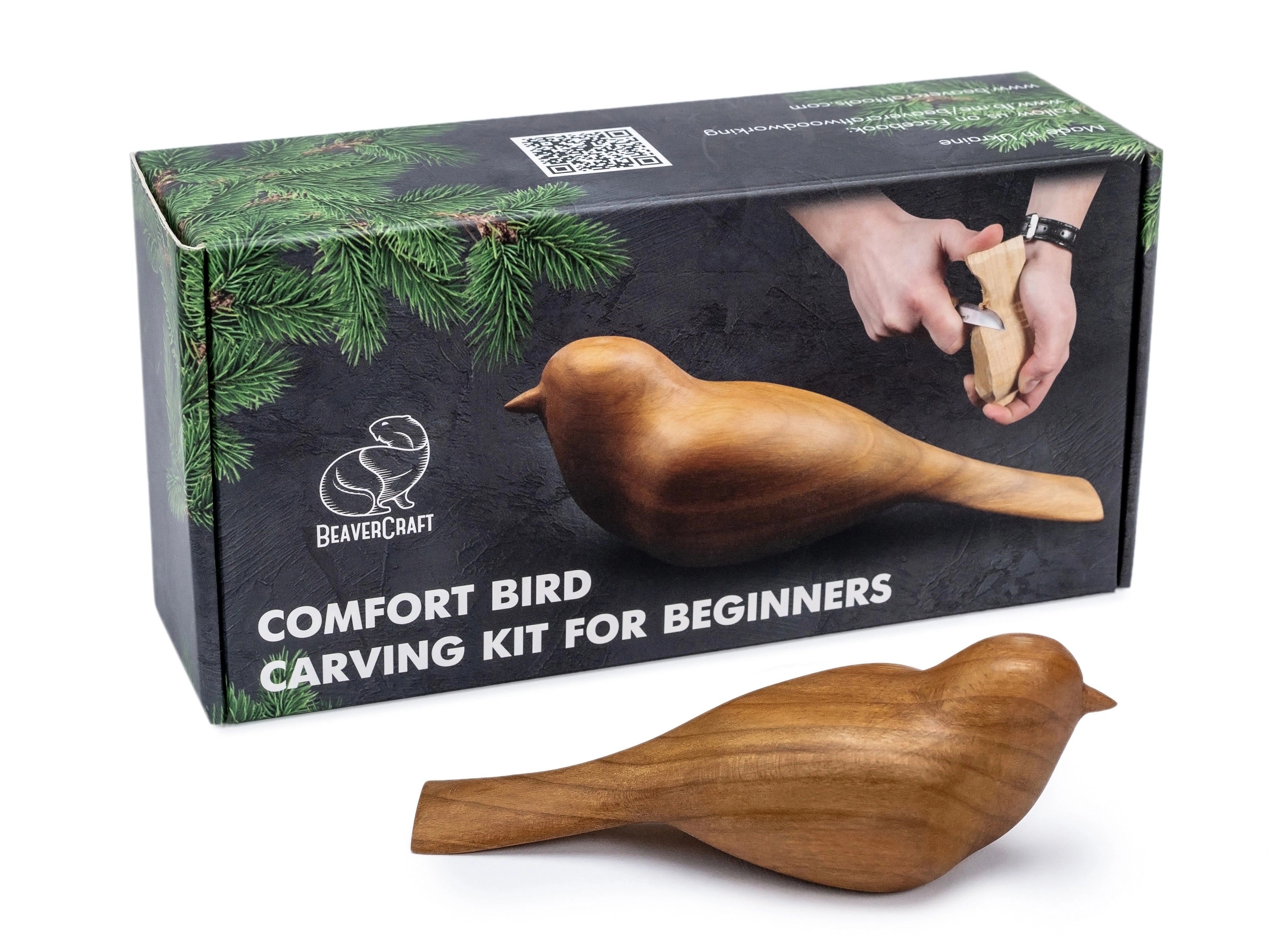IMYMEE Wood Whittling Kit for Beginners-Complete Whittling Set with 4pcs  Wood