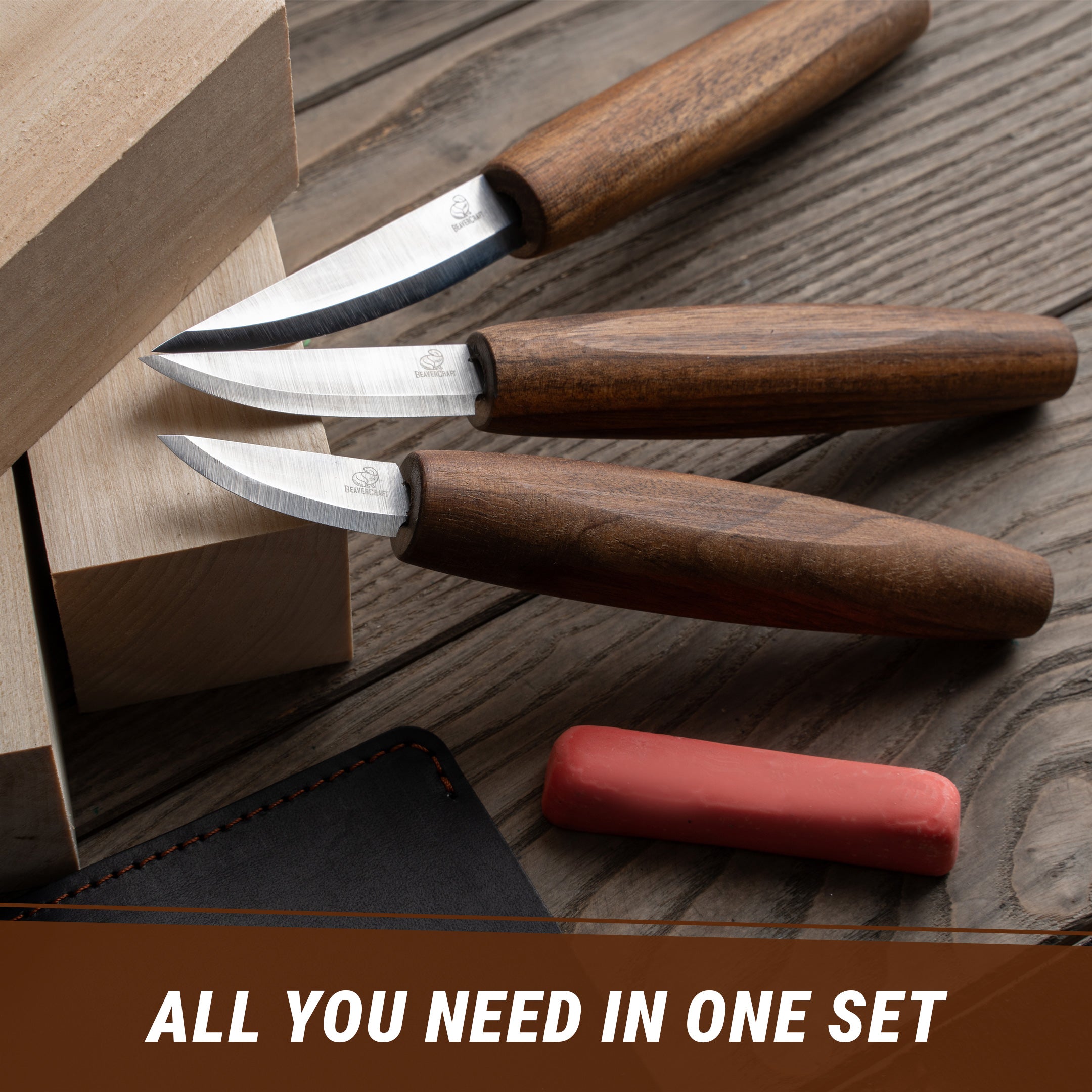 Buy S19X - Premium Whittling Set With Walnut Handles online