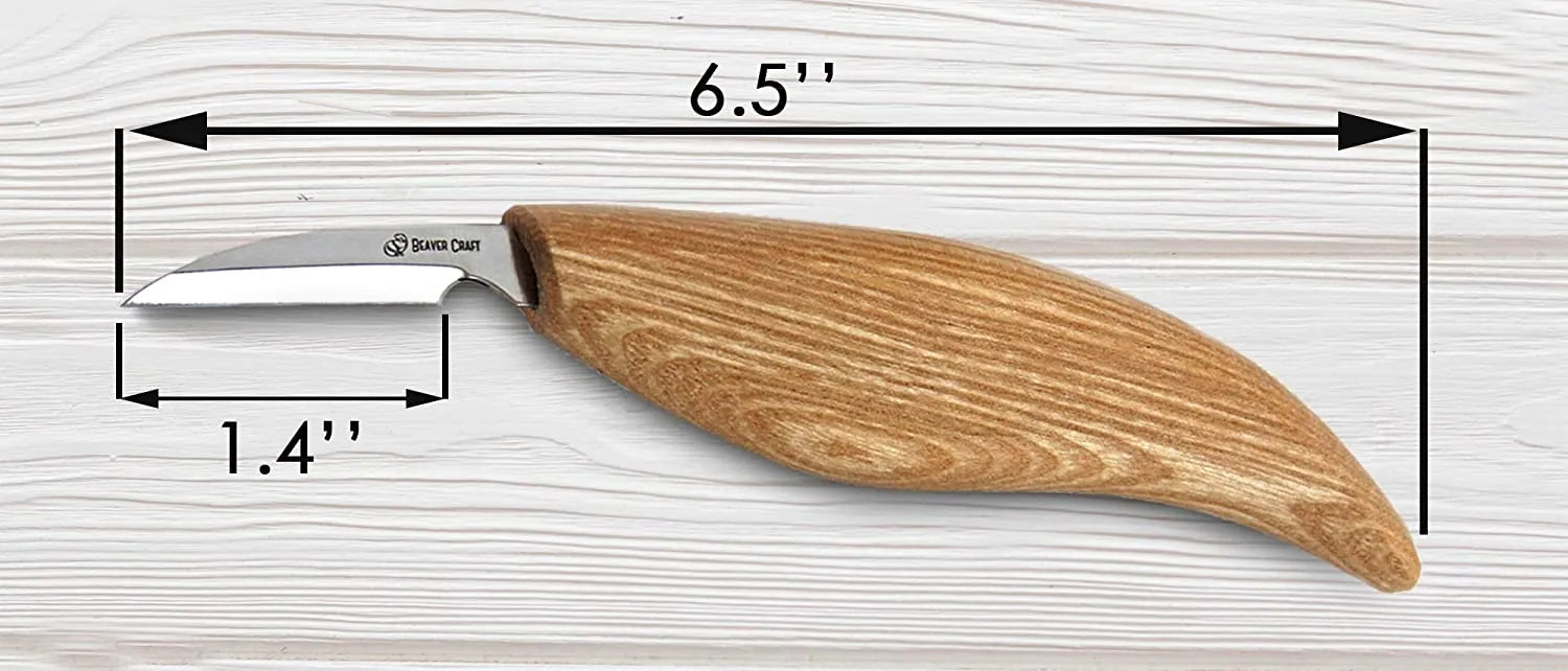 Wood Carving Knife Whittling Knife Sloyd Knife Basic Wood Carving Knife Whittling  Knives Carving Knife Basic Knives Carve Beavercraft C4 