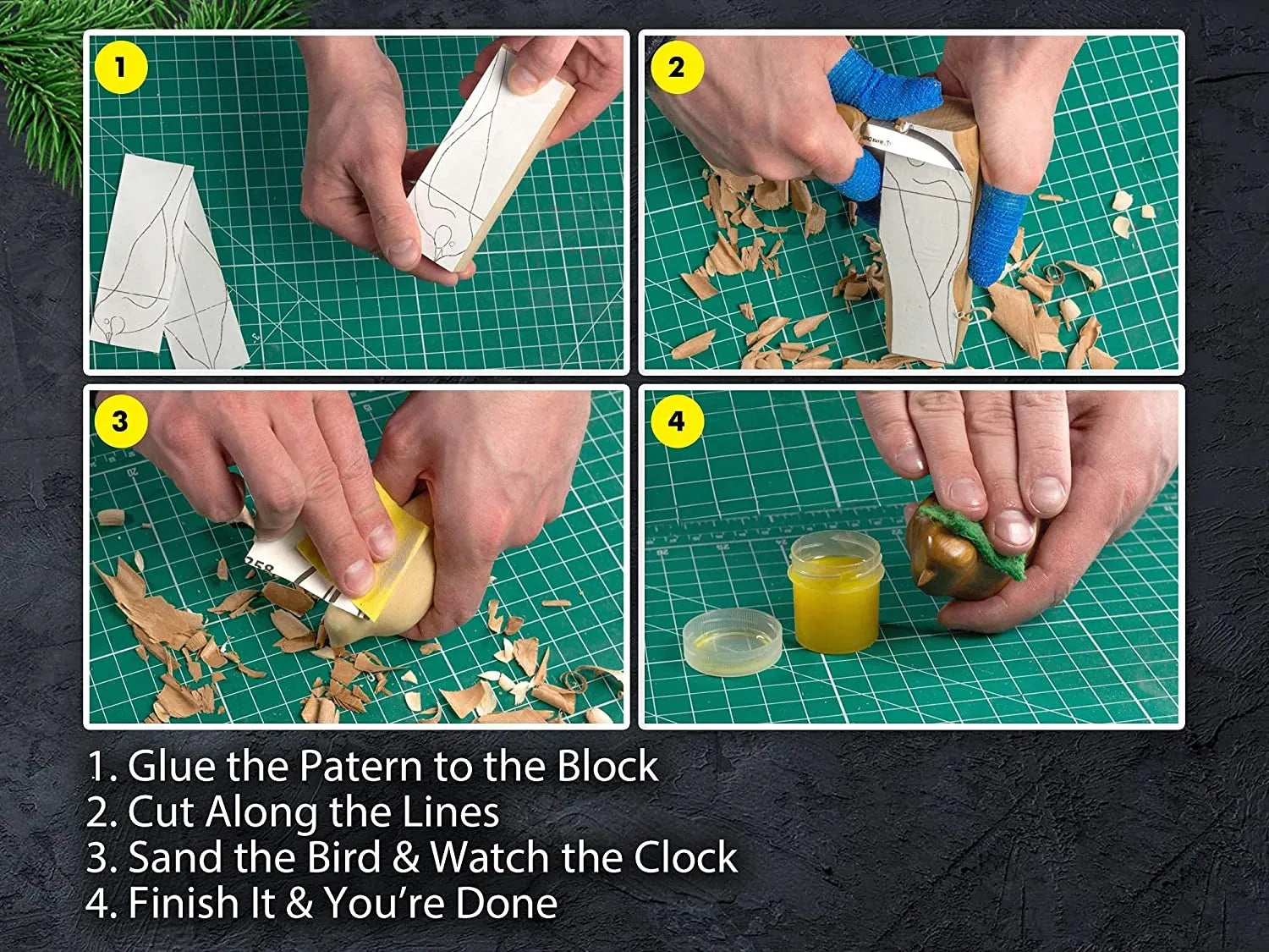 YOYOJOY 4 Pack Arts and Crafts Bird Feeders Kit for Kids, DIY Kids Cra –  WoodArtSupply