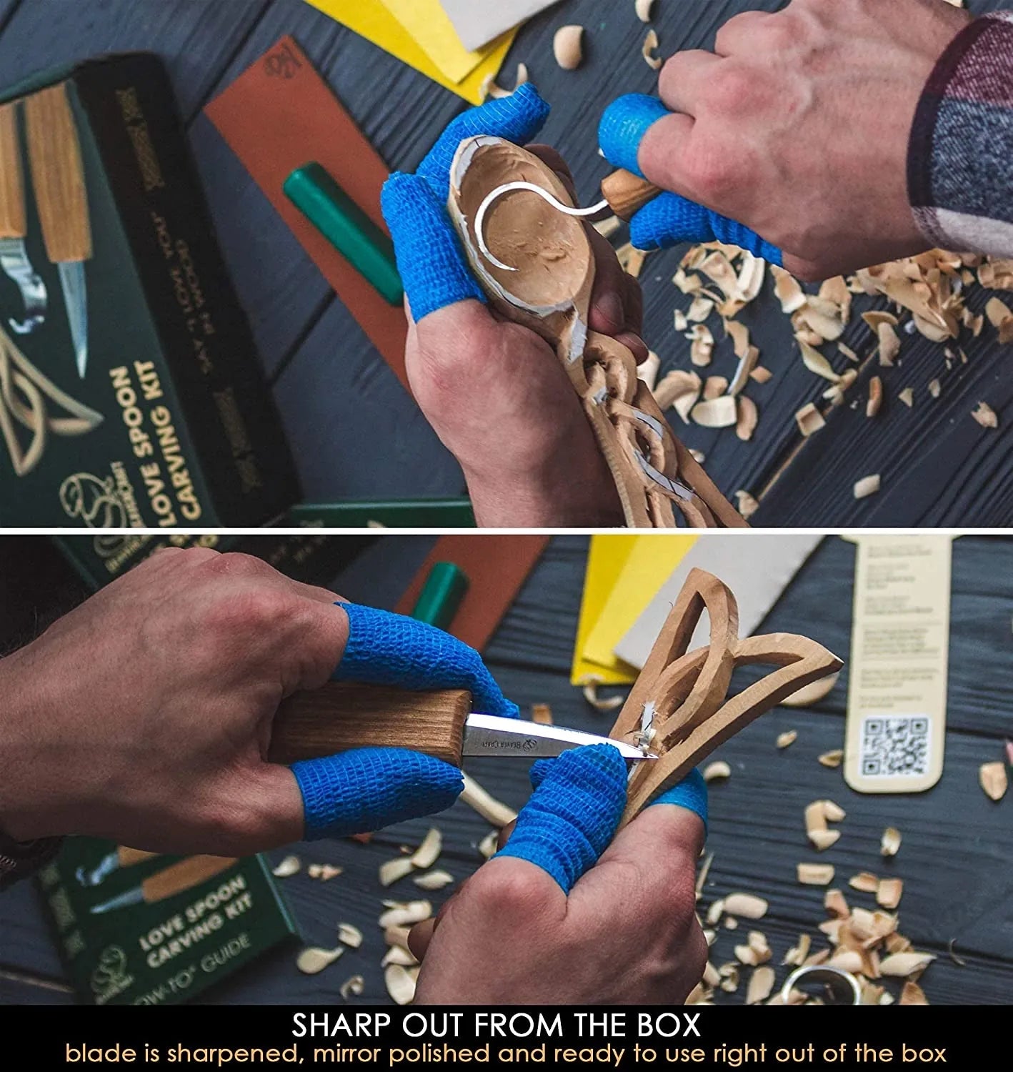 Celtic Spoon Carving Kit Complete Starter Whittling Kit for