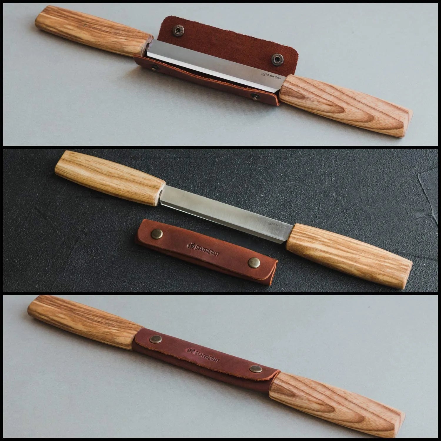 BeaverCraft DK2 Draw Knife Woodworking Tool 4.3 Drawknife Wood Carving  Tools Wood Draw Knife Woodworking Whittling Tools