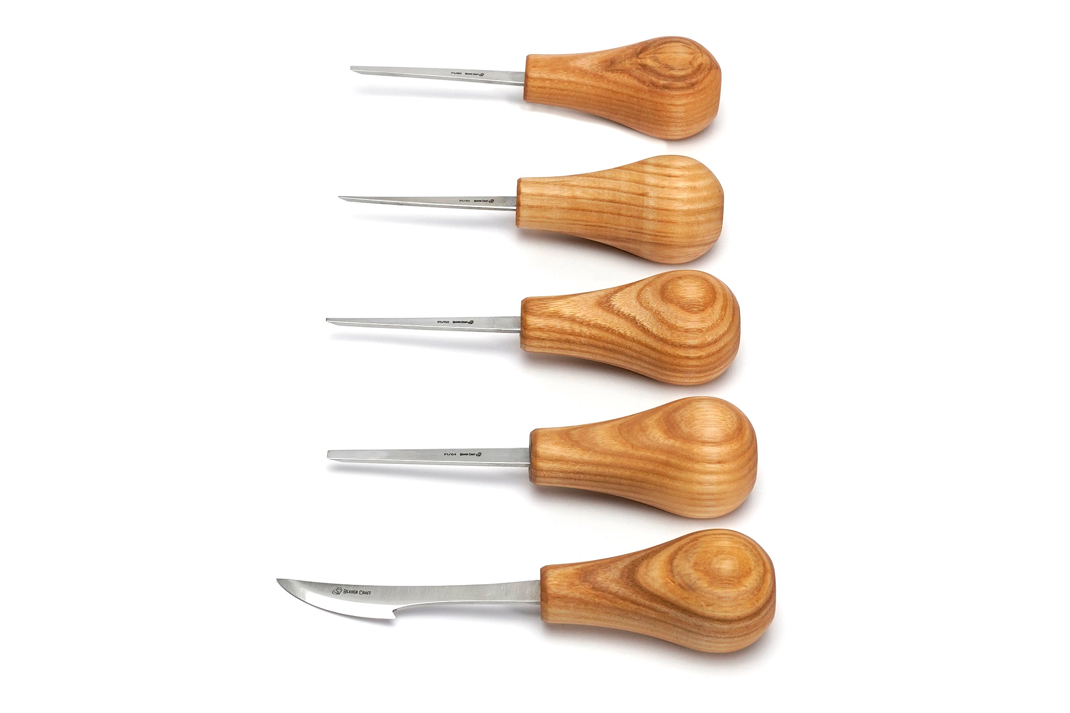 Chip Carving Knives Set Wood Carving Tools Set Kit Woodcarving Knife Set of  2 Chip Carving Knives Detail Knife Skew Knife Beavercraft S04old 
