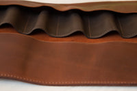 Leather Tool Storage Roll – 8-Slot Leather Roll-Up Tool Organizer – TR8X