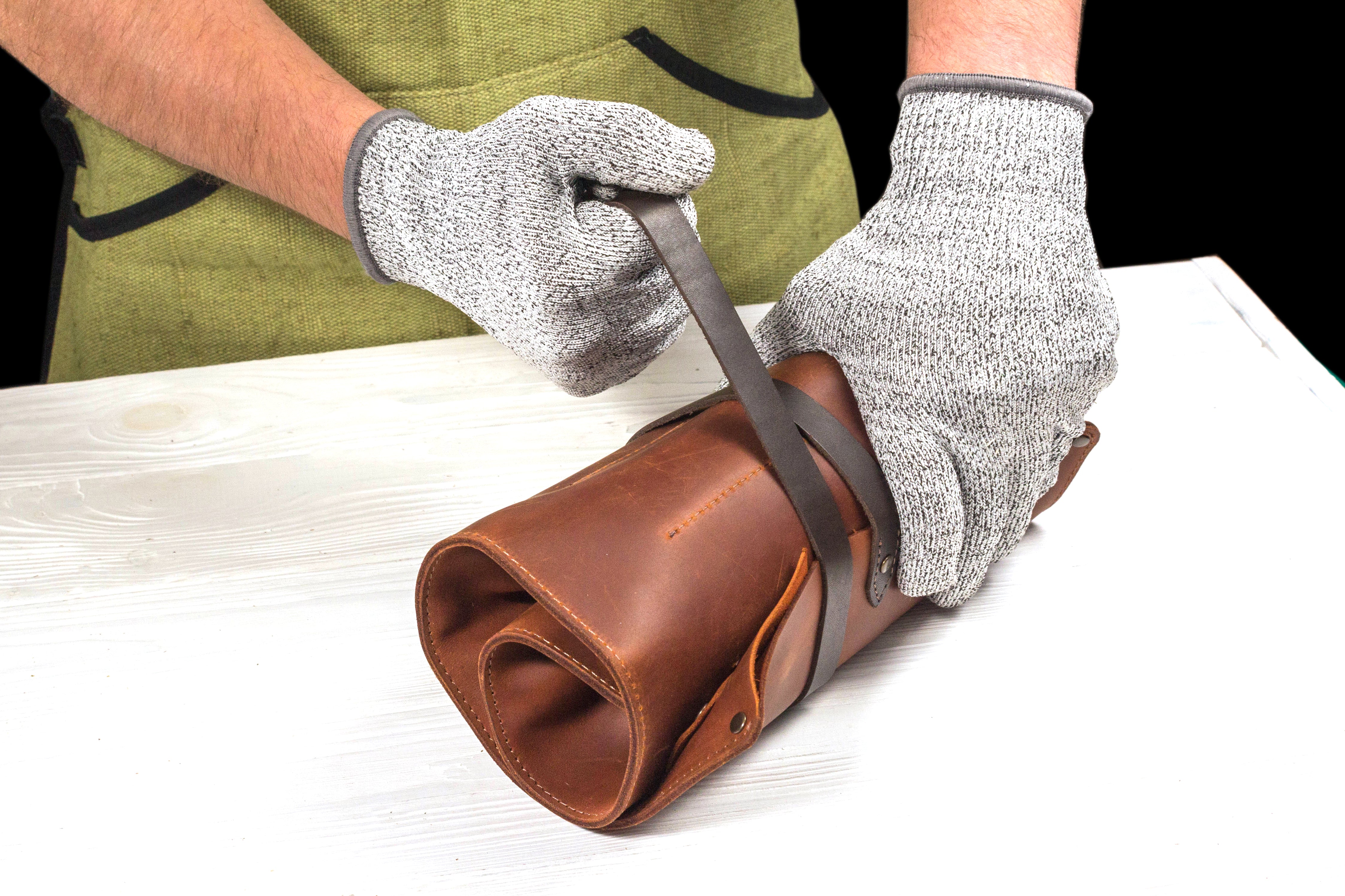 TR8X - Leather Tool Storage Roll for 8 Tools – BeaverCraft Tools
