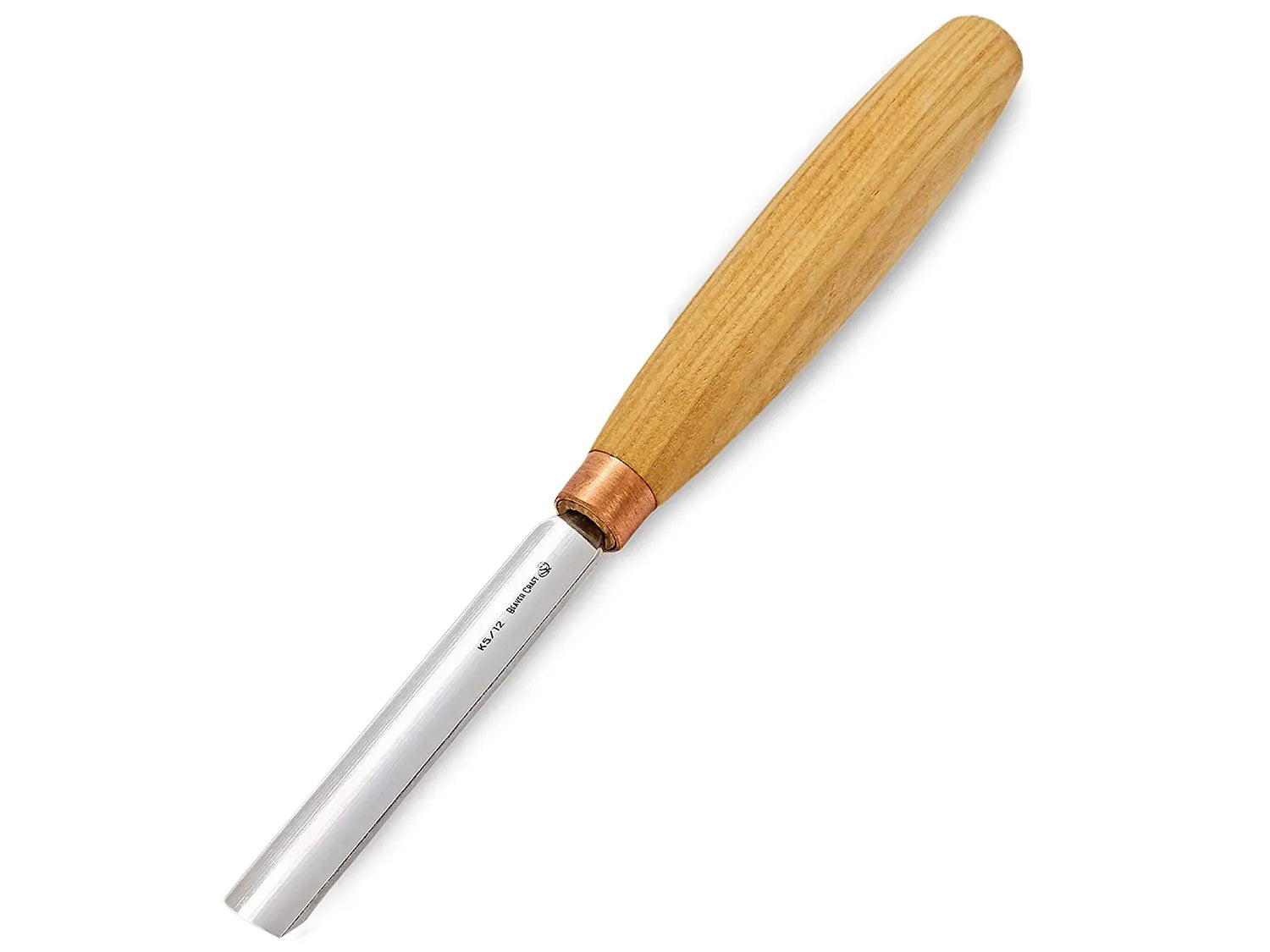 BeaverCraft Wood Carving Gouge K9/10 Woodworking Hand Chisel Compact Wood Carving Knife for Beginners and Profi, Brown
