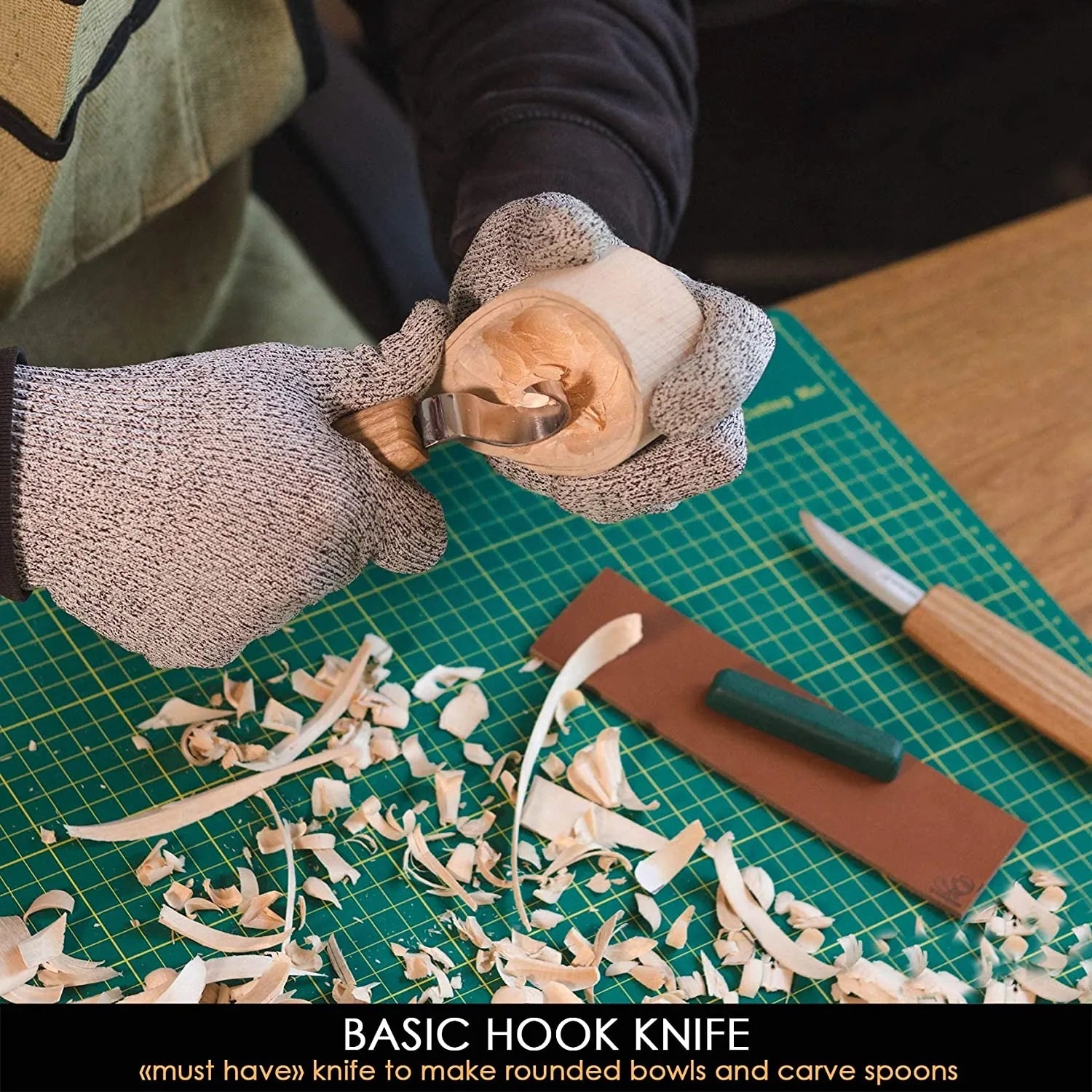 Small spoon carving knife kit for left handed BeaverCraft – BeaverCraft  Tools