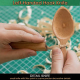 S13L - Wood Carving Tool Set for Spoon Carving (Left handed)