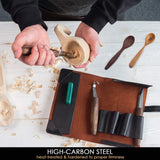 S14X - Premium Spoon Carving Set With Walnut Handles