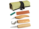 Tools set for whittling with polishing tool