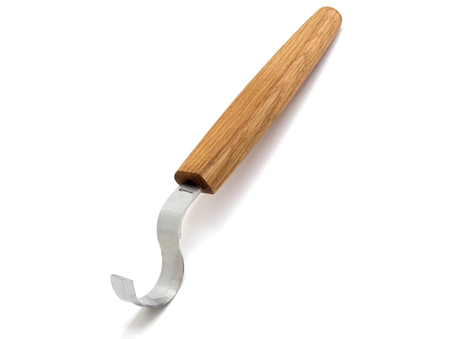 Cuchillo para tallar cucharas (30 mm) con mango de roble - SK2 Oak