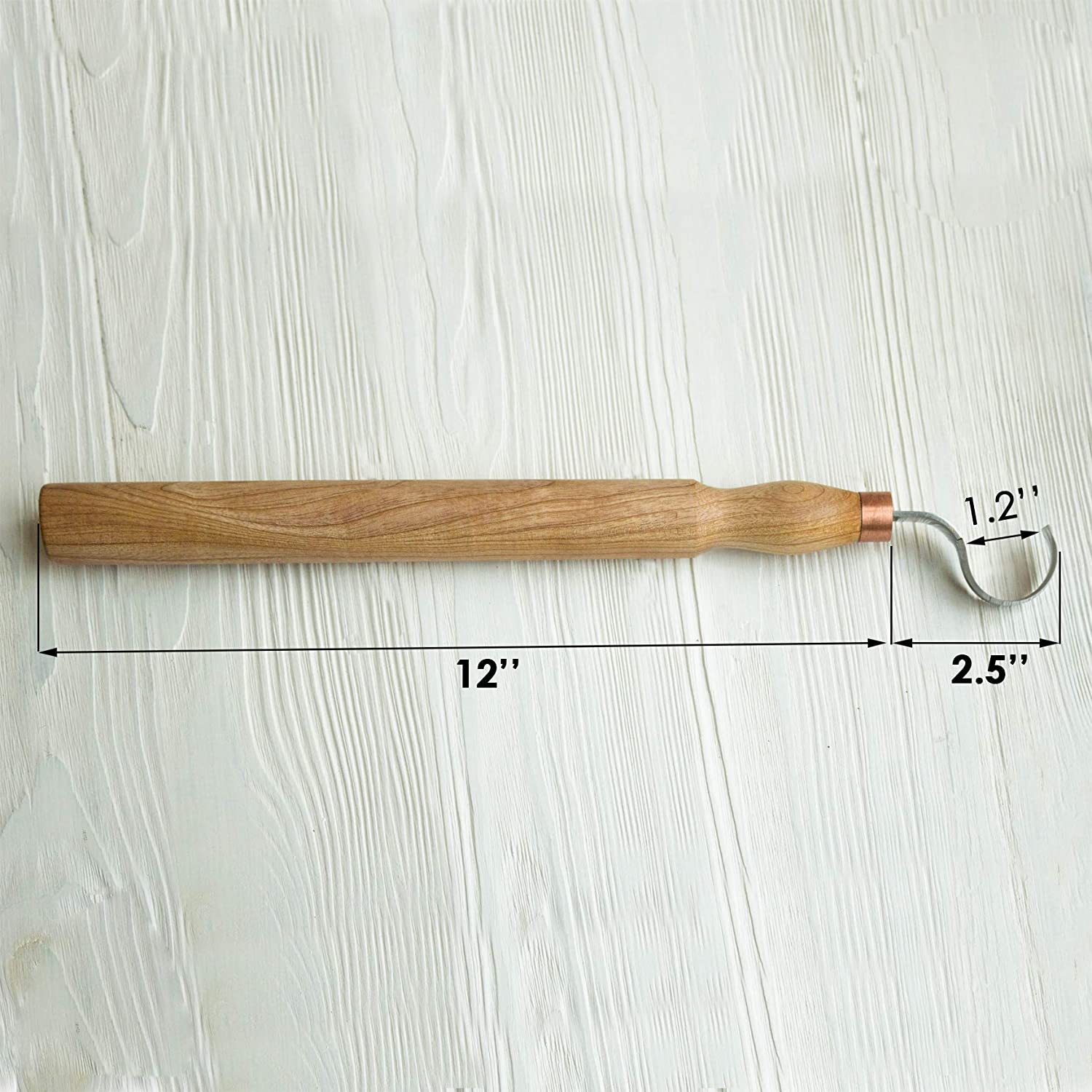 Buy SK5 – Spoon Carving Knife Deep Cut Bevels Oak Handle - BeaverCraft –  BeaverCraft Tools