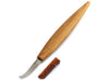 SK4S – Open Curve Spoon Carving Knife with Leather Sheath