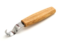 Cuchillo para tallar cucharas en funda de cuero - SK1S