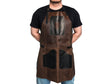 Leather Carving Apron – Black & Brown