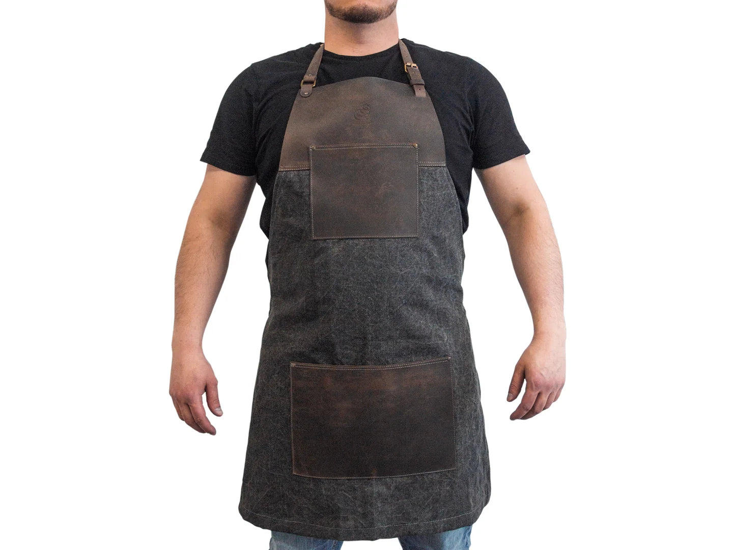 AP4 – Adjustable Canvas and Leather Work Apron
