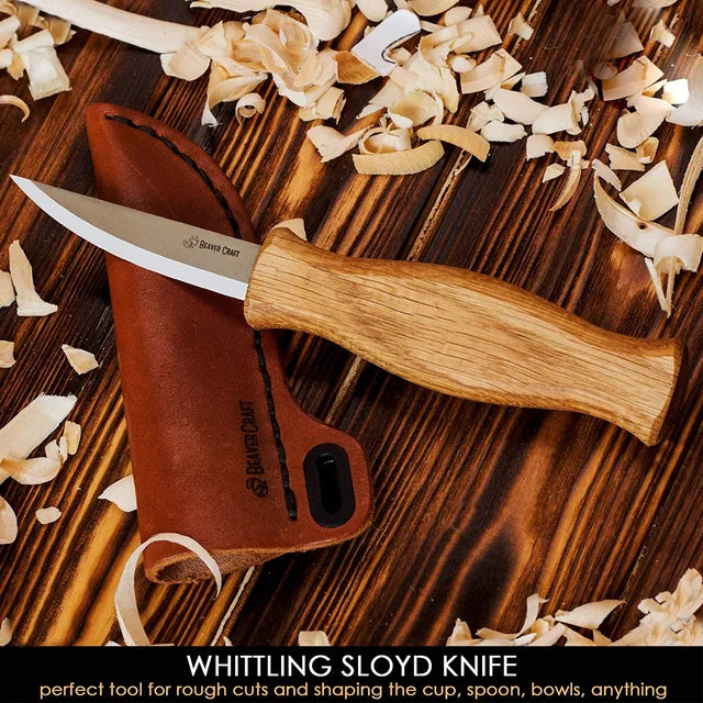 Wood Carving Bench Knife Woodcarving Bench Knife Wood Carving Tools Carving Bench  Knife Small Sloyd Bench Knife Carving Beavercraft C2 
