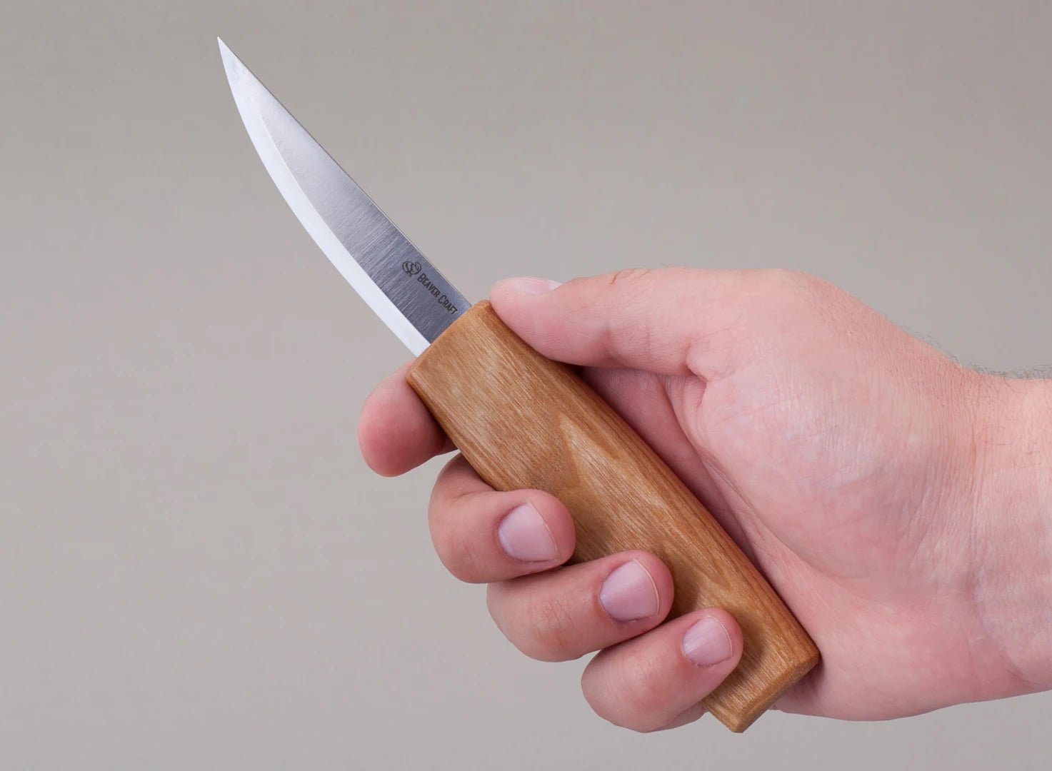 Straight Knives for Wood Carving 2 Blade, Whittling Knife Ergonomic Handle
