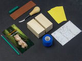 DIY05 - Bear Carving Kit – Complete Starter Whittling Kit for Beginners, Adults, Teens, and Kids
