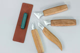 S05 book - Chip Wood Carving Knives Set in a Book Case