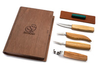 Set de 4 cuchillos en estuche de libro - S09 book