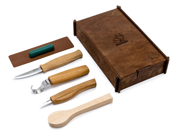 Set para tallado de cuchara en caja - S13BOX