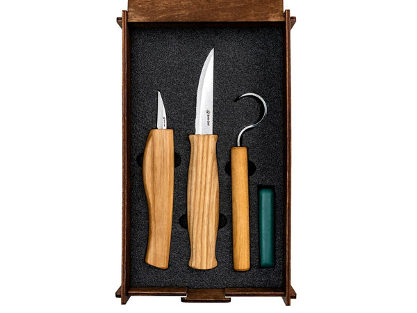 Set para tallado de cuchara en caja (zurdo) - S13LBOX