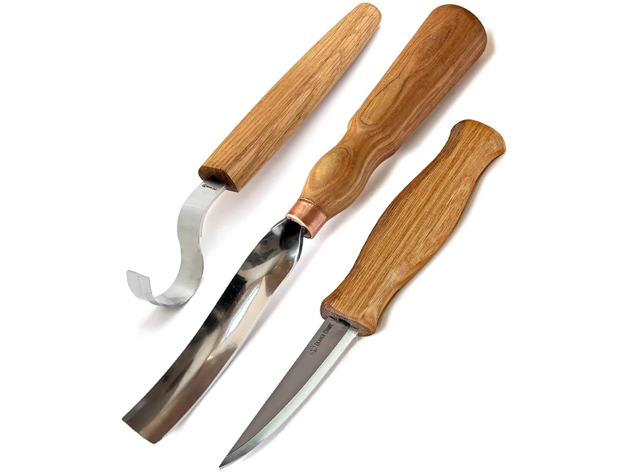 Schaaf Wood Carving Tools Deluxe Wood Carving Kit | Includes Detail Knife, Chip Carving Knife, Sloyd Wood Carving Knife, Spoon Carving Kit | Adult