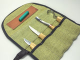 Set with gouge and hook knife