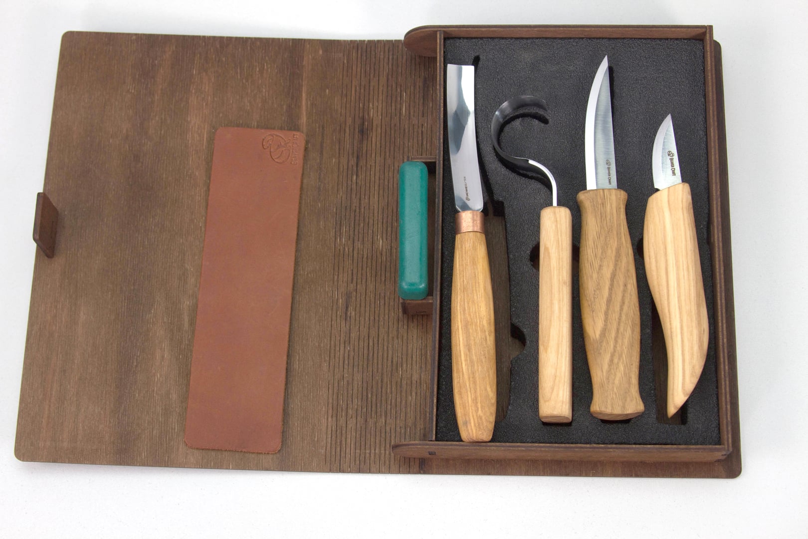 Spoon carving toolset, crockery woodcarving set 3 pcs STRYI Profi, carving  tools, hook knife, spoon making
