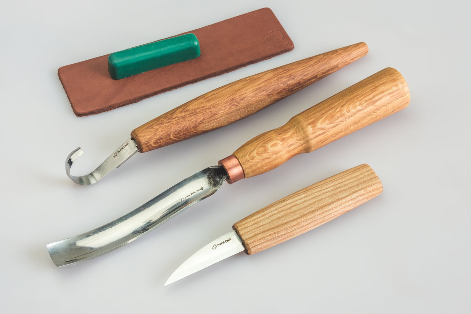 How to Sharpen Wood Carving Knives: Completed Sharpening Wood Carving –  BeaverCraft Tools