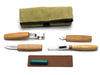 S49L - Wood Carving Tool Set for Spoon Carving with compact chisel (Left-handed)