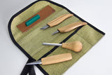 S51 – Holzschnitzerei-Set mit 4 Messern