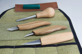 S51 – Holzschnitzerei-Set mit 4 Messern