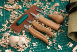S51 – Holzschnitzerei-Set mit 4 Messern