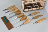 S52 – Holzschnitzerei-Set mit 10 Messern
