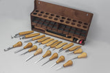 S57 – Großes Holzschnitzwerkzeug-Set mit 20 Werkzeugen