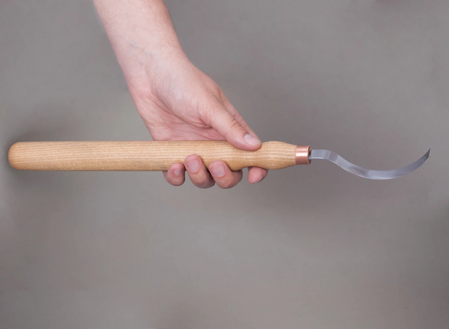 BeaverCraft Hook knife Wood Carving SK4s Long Knives Spoon Carving Tools  2.4'' Long handle 7.8'' Spoon Knife Wood Carving Tools Bowl Kuksa Carving