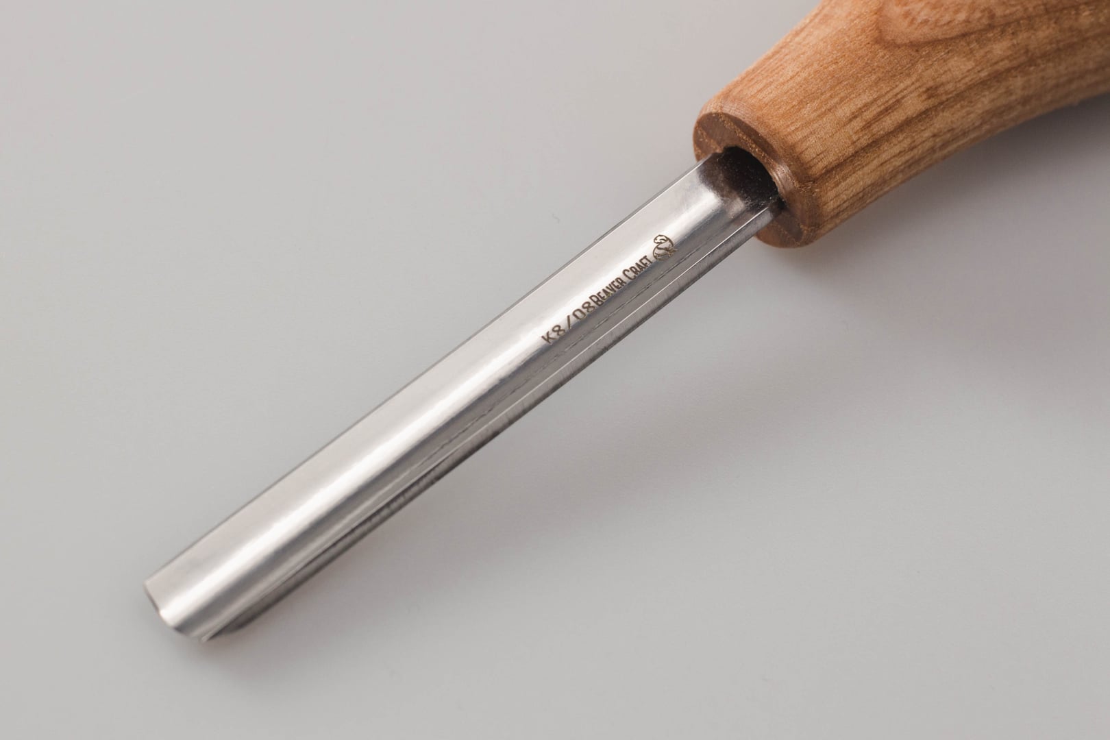 palm chisel with rounded blade