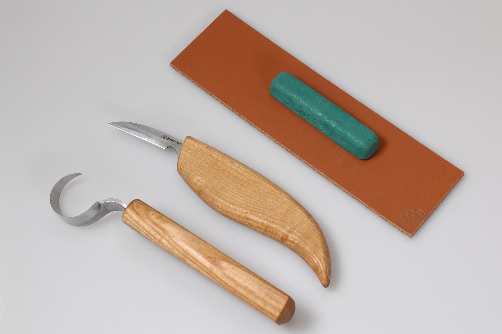 Spoon Carving Set with Hook & Detail Knife BeaverCraft S02