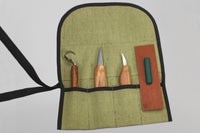 Ensemble de couteaux cuillère allongée et whittle (gauche) - S17L
